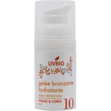 UVBIO - Moisturizing Tanning Gel - Transparant - SPF10 - 100% Natuurlijke Samenstelling