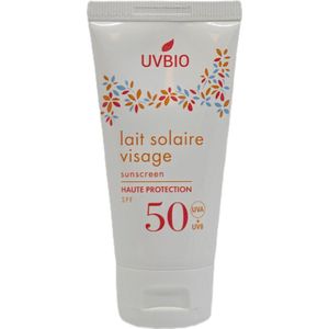 UVBIO - Face Sunscreen - 50 ml - SPF 50 - Zonnebrand