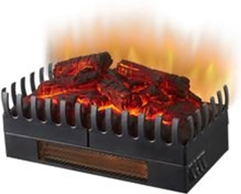 CHEMIN'ARTE - Elektrische Haard - Vrijstaand - 2000 W - Vlammeneffect - Gloeiende Houtblokken