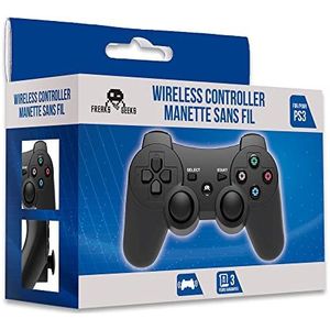 Freaks and Geeks PS3 Draadloze Controller + 1M Oplaadkabel - Zwart