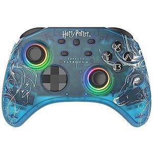 Freaks and Geeks Harry Potter Expecto Patronum Draadloze controller geschikt voor Switch - LED Transparant