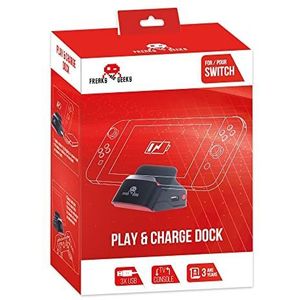 Dock et Stand 2en1 Support Recharge + Connexion TV pour Nintendo Switch, Noir