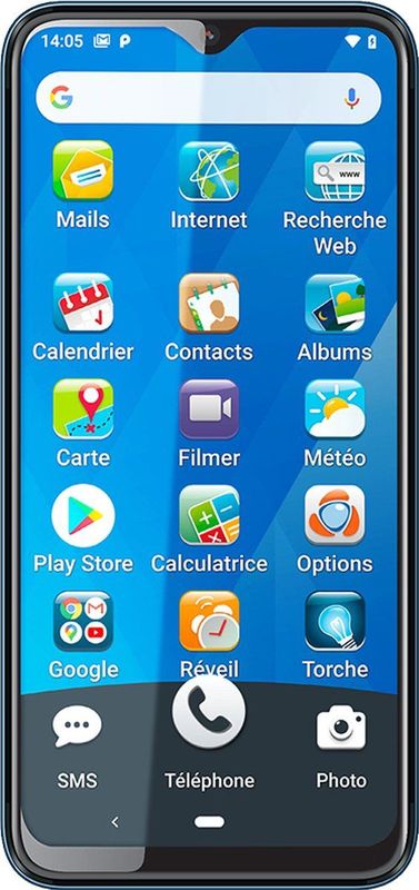 Ordissimo - LeNumero2 Smartphone - Blauw - 5,5" Touchscreen