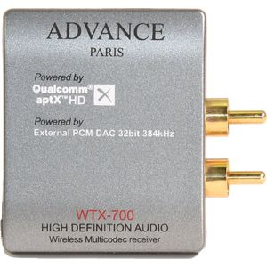 Advance Paris - WTX-700 - Bluetooth Audiostreaming - Draadloos - Zwart
