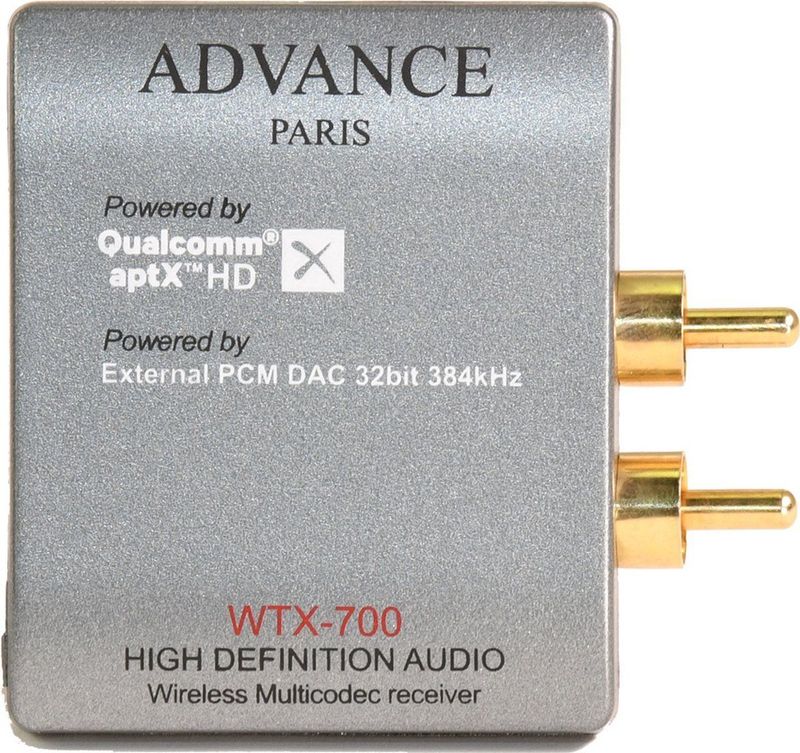 Advance Paris - WTX-700 - Bluetooth Audiostreaming - Draadloos - Zwart