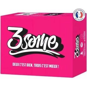 Original Cup 3Some | 10 seconden om 3 vragen te beantwoorden | 400 grappige vragen & humorkaarten zwart | kaartspel | aperitiefspel en feest | spel voor volwassenen | Made in France | OriginalCup