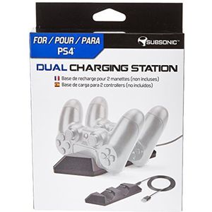 Subsonic - Laadstation voor 2 Playstation 4-controller - PS4 Dual-laadstation voor PS4 / PS4 Slim / Ps4 Pro-controller