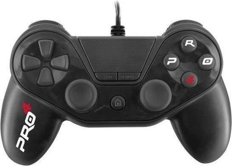 Subsonic - Pro 4 - Bedrade Controller - Zwart - Voor PS4