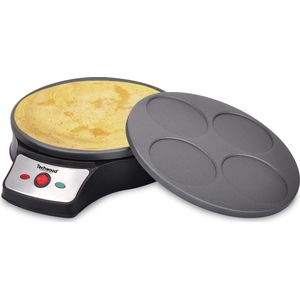 Techwood TCP721 – Pannenkoekenmaker - Verwisselbare Bakplaten - Ø 28 cm