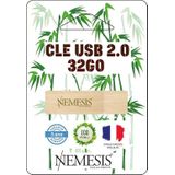 Nemesis USB-stick, bamboe, 32 GB