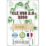 Nemesis USB-stick, bamboe, 32 GB