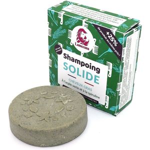 Lamazuna - Groene Klei & Spirulina Shampoo Bar Vet Haar - 70g