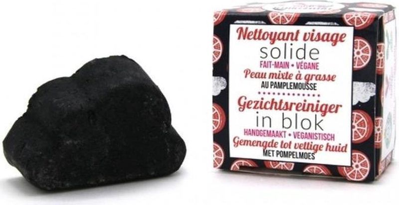 Gezichtsreiniger - Pompelmoes - Houtskool - Plasticvrij