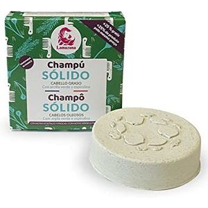Lamazuna - Spirulina vaste shampoo voor vettig haar, 70 ml