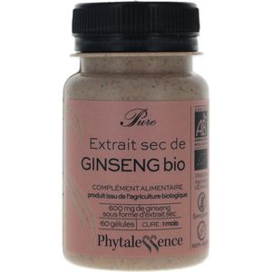 Phytalessence Puur Organische Ginseng 60 Capsules