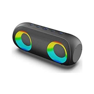 Ryght Haut-parleur Bluetooth RGB TOOGO-L (11 h, Oplaadbare batterij), Bluetooth luidspreker, Zwart