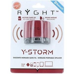 Ryght - YStorm - Bluetooth Speaker - Rood