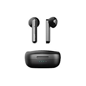RYGHT TWS R483423 Draadloze Bluetooth Half-in-ear hoofdtelefoon met oplaadetui, tot 17 uur gecombineerde luistertijd, petrol
