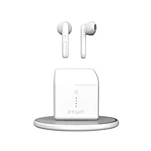 RYGHT NEMESIS+ In Ear oordopjes Bluetooth Wit Headset, Volumeregeling, Touchbesturing