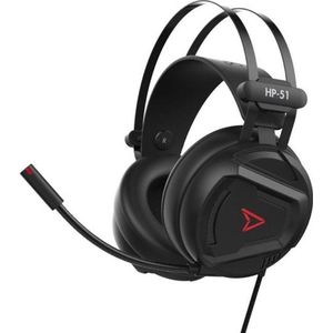 Steelplay - HP-51 - Gaming-Headset - Zwart - 3,5 mm Jack - Voor PS4, Xbox, PC, Mac