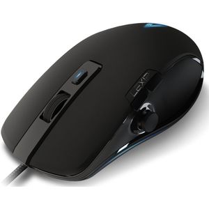 LEXIP NP93 - USB Muis - Zwart - Keramische Muisvoeten