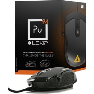 Lexip - Pu94 - Gaming Mouse - Bekabelde USB - Zwart - RGB Verlichting