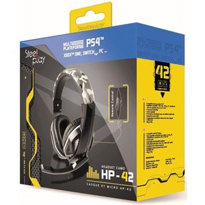 Steelplay - HP42 - Gaming Headset - Grijs - Bedraad