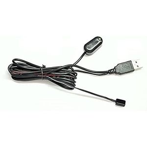 HD -Line 2INF-1USB infrarood poort voor afstandsbediening IR-zender, zwart