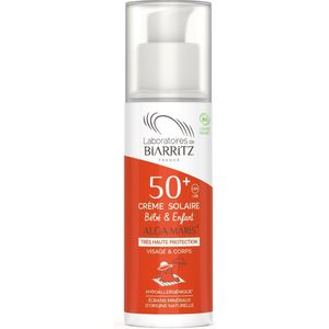 Laboratoires de Biarritz - Suncare - Alga Maris - Zonnebrandcrème Baby & Kind  SPF50+ 50ml