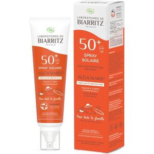 Laboratoires de Biarritz - Suncare - Alga Maris - Zonnebrandspray Familieverpakking  SPF50+ 150ml