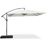 sweeek - Vierkante zweefparasol hardelot - 3x3m