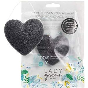Lady Green Konjac gezichtspons charcoal