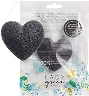 Lady Green Konjac gezichtspons charcoal