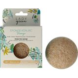 Lady Green - Konjac Gezichtsspons - Walnoot - 1 Stuk