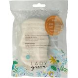 Lady Green - Konjac Spons - Crushed Walnut - 100% Natuurlijk