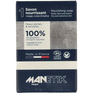 Manetik nourishing soap body face beard  100 Gram