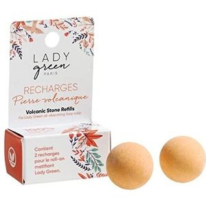 Lady Green Oil-Absorbing Face Roller - Navulling 2 stuks