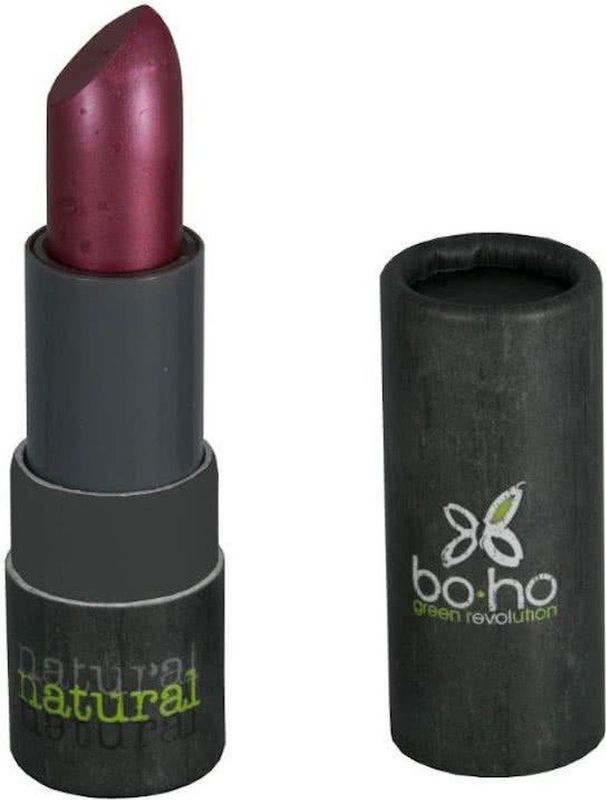 Boho Green Make-Up - Glans Transparant Lipstick 3.5 g 406 - Cassis