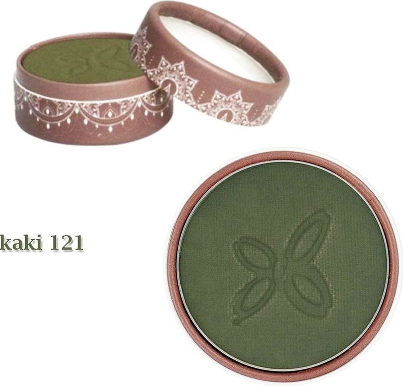 Boho Green Make-Up Organic Eyeshadow in de kleur nr. 121 Kaki