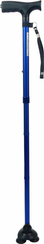 Identiteiten - Stabilicaanstok - Blauw - Uitzonderlijke Stabiliteit - 360° Mondstuk - In Hoogte Verstelbaar