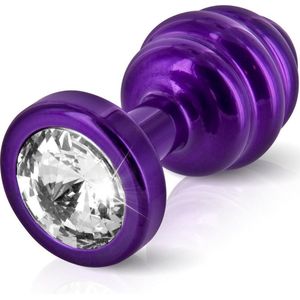 Diogol - Ano Butt Plug Geribbeld Paars 30 Mm