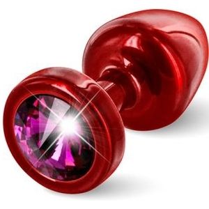 Diogol - Anni Butt Plug Rond Rood & Roze 25 Mm