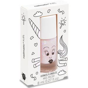 Nailmatic Kids Nagellak voor Kinderen Tint Polly - light pink glitter 8 ml