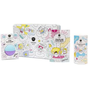 Nailmatic Badset - Doos m. Bruisbal, Badzout, Crackling Badesa - Nailmatic - OneSize - Persoonlijke Verzorging