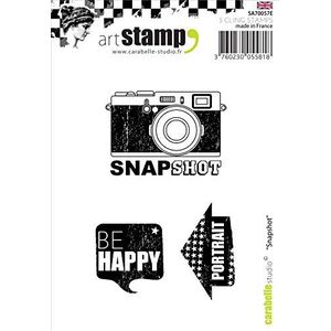 Carabelle Studio A7 Cling Stempel-Snapshot, Rubber, Wit/Transparant