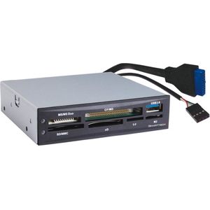 Lecteur de Cartes Smartteck compatible 25 en 1 interne USB 3.0 + 1 port USB