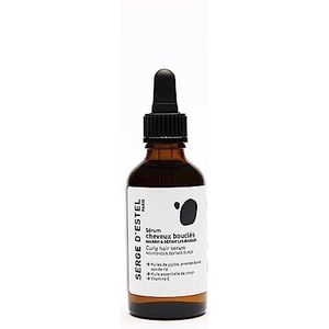 SERGE D'ESTEL PARIS 2070050 Curly Hair Care Oil 50ml Voedt Beschermt en Disciplineert Krullen Veganistische en Natuurlijke Formule,Wit