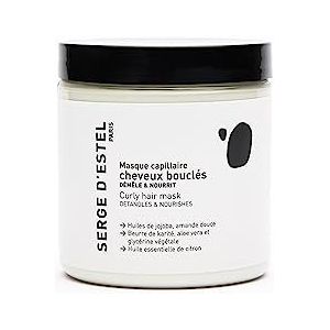 SERGE D'ESTEL PARIS Curly Hair Mask 250g To Soften Embellish Nourishes Control your Curls. Mask Curly Hair 100% Vegan Made in Paris.