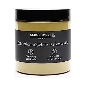 SERGE D'ESTEL PARIS Natuurlijke Henna 100G Haarkleuring met Koper Reflecties 100% Natuurlijk Professionele Haarkleuring Gebruikt Door Kappes