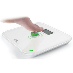 Digitale Personenweegschaal Little Balance 8154 Wit Gehard glas 180 kg